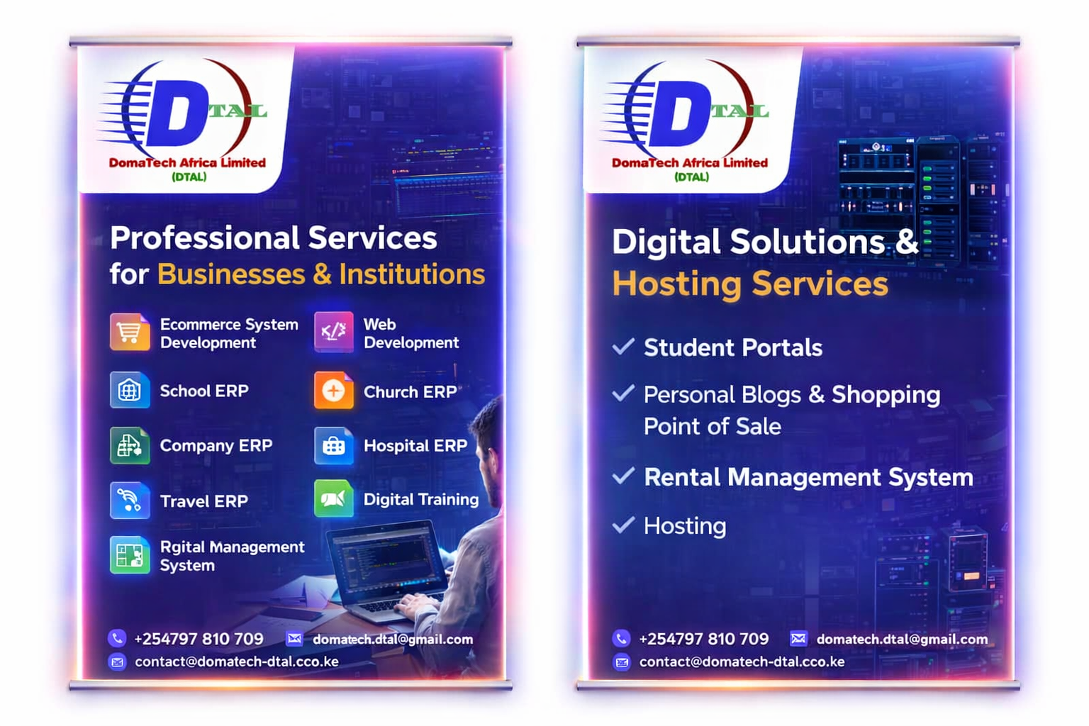 Business and company erp system development